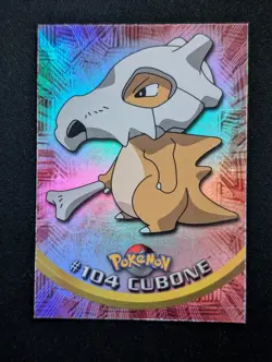 2000 Pokemon Topps Series 2 Foil Holo #104 CUBONE Rainbow VLP - Image 1