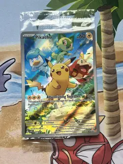 Pokemon TCG Pikachu SVP 027 Paldea Evolved Black Star Promo SEALED - Image 1