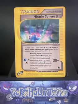 Pokemon Card Miracle Sphere 130/144 Non Holo Skyridge Set Light Play - Image 1