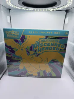 POKEMON TCG MEGA EVOLUTION ASCENDED HEROES ETB ELITE TRAINER BOX FCTRY SEALED A - Image 1