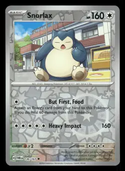 Snorlax 136/167 UC Twilight Masquerade Reverse Holo NM/M Pokemon - Image 1
