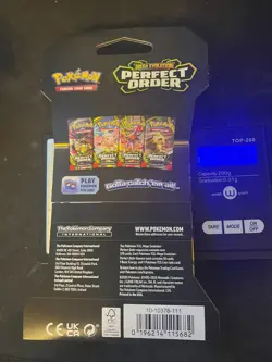 VERY HEAVY!! GOD PACKU SIRU 32.01g Pokemon Perfect Order Sleeved Booster Pack - Image 2