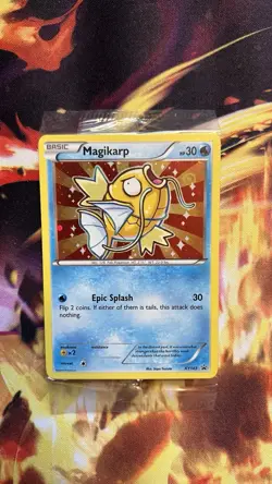 Sealed Pokemon Black Star Promo Shiny Magikarp XY143 Holo 🌀half swirl 🌀 - Image 1