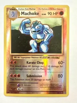 Machoke 58/108 Reverse Holo Rare XY Evolutions Pokemon TCG Near Mint or better - Image 1