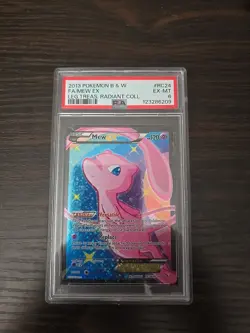 2013 POKEMON B & W FA/MEW EX RADIANT COLLECTION PSA 6 - Image 1