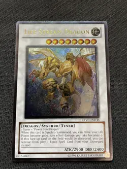 Yugioh Life Stream Dragon EXVC-EN038 Unlimited Ultimate Rare NM - Image 1