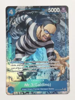 One Piece TCG MR. 3 (Galdino) OP16-056 SR Alt Art |The Time Of Battle| English - Image 1