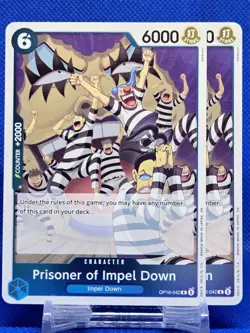 2x Prisoner of Impel Down OP16-042 R | The Time of Battle | One Piece TCG | EN - Image 1