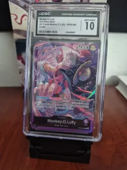 Monkey.D.Luffy ST18 OP05-060 Leader PURPLE Starter Deck Foil - Image 1