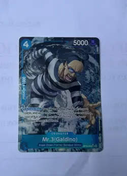 Mr.3(Galdino) OP16-056 SR ALT ART | The Time of Battle | One Piece TCG | EN - Image 1