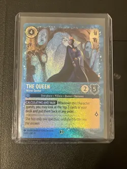 The Queen - Mirror Seeker 12/P3 Disney Lorcana Promo Holo - The First Chapter - Image 1