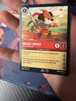 DISNEY LORCANA EN D23-D23 EXPO PROMO MICKEY MOUSE - BRAVE LITTLE TAILOR - Image 1