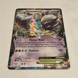 Pokemon Mewtwo EX Ultra Rare Holo Card XY Breakthrough 61/162 170 HP 2015 - Image 1