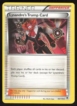 Lysandre's Trump Card 99/119 Uncommon Phantom Forces Pokemon Lightly Played - Image 1