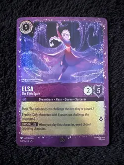 Elsa - The Fifth Spirit 6 Disney Lorcana Promo Cards Holo - Image 1