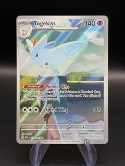 Pokemon TCG Card Togekiss 235/217 Ascended Heroes Illustration Rare Holo - NM - Image 1