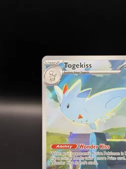 Pokemon TCG Card Togekiss 235/217 Ascended Heroes Illustration Rare Holo - NM - Image 2