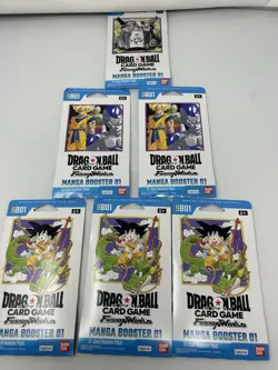 x6 Dragon Ball Fusion World Card Game Manga Booster SB01 Booster Packs English - Image 1