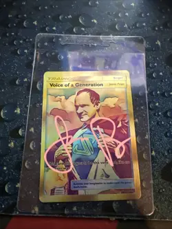 Jason Paige Voice of a Generation Signed Pokemon Card - Image 1