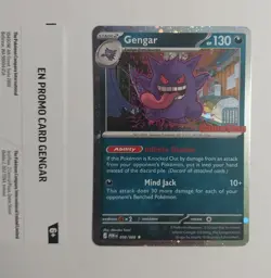 Pokemon TCG Gengar GameStop Exclusive Stamped Promo Card NM - Image 1
