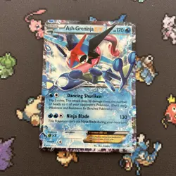 Ash-Greninja EX XY133 MP -Ultra Rare Pokemon Card- Black Star Promo (1z2) - Image 1