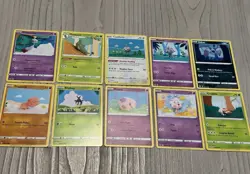 Pokemon Cards TCG Asako Ito - Crochet Knitted Pokemon Art - 10 card lot NM - Image 1