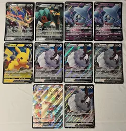Pokemon Jumbo 18 Card Lot Black Star Promo Victini Pikachu V Tag Team EX GX Rare - Image 2
