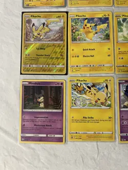 20 Different Pikachu Pokemon Card Lot XY Sun & Moon Marshadow Magikarp 39/192 - Image 4