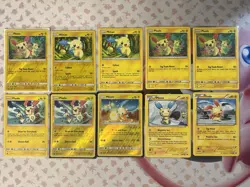 Pokemon Plusle & Minun Card 10 Card Lot Reverse Holo/Regular NM-LP 34/73 54/168 - Image 1