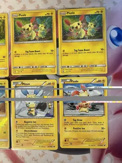 Pokemon Plusle & Minun Card 10 Card Lot Reverse Holo/Regular NM-LP 34/73 54/168 - Image 3