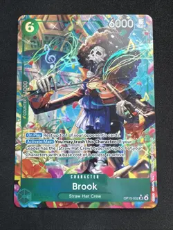 Brook OP15-032 SR Alt Art One Piece Card Game NM English - Image 1