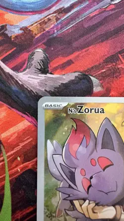 Pokemon TCG N's Zorua SVP 189 Pokemon Center Stamped Black Star Promo Card - NM - Image 2