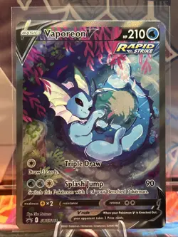 Vaporeon V - SWSH181 - SWSH: Sword & Shield Promo Card Near Mint - Image 1