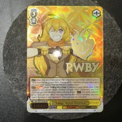 Weiss Schwarz Yang: Vytal Festival RWBY/WX03-005RBR RBR Foil Near Mint Card - Image 1