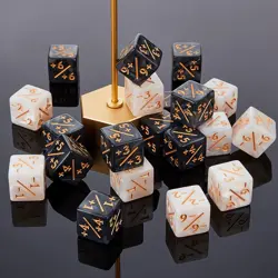 24 Pieces MTG Counters Dice +1/+1 Buff Tokens Black plus 1 Counter Magic Dice - Image 3