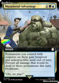 Mutational Advantage (Extended Art) EN [PIP - 422] - LP [Foil] TCG MTG - Image 1