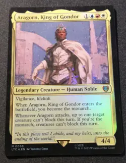Aragorn, King Of Gondor - Foil - LTC - MTG - EN - NM - 0005 - Image 1