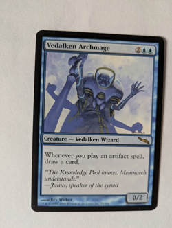 Vedalken Archmage Mirrodin MTG NM Free shipping with tracking - Image 1