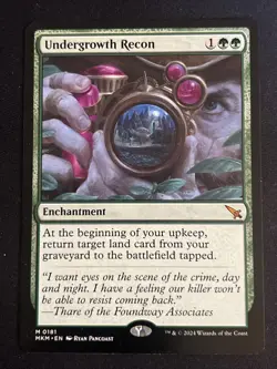 1x Undergrowth Recon (181) Murders at Karlov Manor NM MTG Magic x1 MKE - Image 1