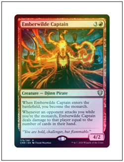 1x Emberwilde Captain, Commander Legends, Foil, Magic MTG NM - Image 1