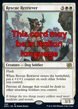 MTG RESCUE RETRIEVER 288 EXC - SOCCORSO DA RIPORTO - BRO X IT - MAGIC - Image 1