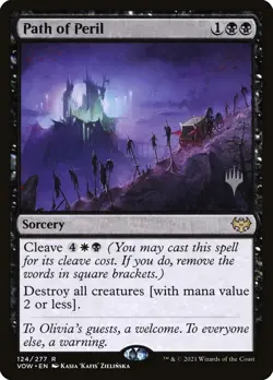 MTG PATH OF PERIL EXC - SENTIERO DEL PERICOLO - VOW PP - MAGIC - Image 1