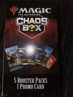 2026 Magic The Gathering CHAOS BOX 5 Booster Packs 1 Promo Card Sealed Brand New - Image 2