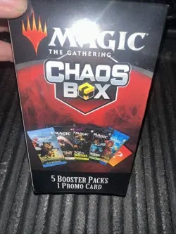 2026 Magic The Gathering CHAOS BOX 5 Booster Packs 1 Promo Card Sealed Brand New - Image 3