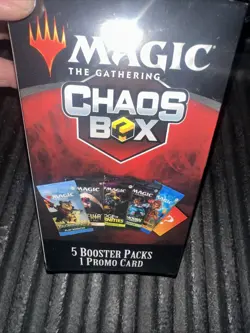 2026 Magic The Gathering CHAOS BOX 5 Booster Packs 1 Promo Card Sealed Brand New - Image 4