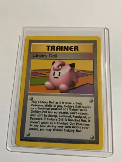 CLEFAIRY DOLL - 70/102 - Base Set - Pokemon Card - EXC - Image 1