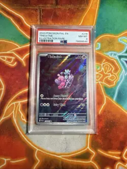 2023 Pokemon PSA 8 Tinkatink Illustration Rare #216/193 Paldea Evolved IR - Image 1