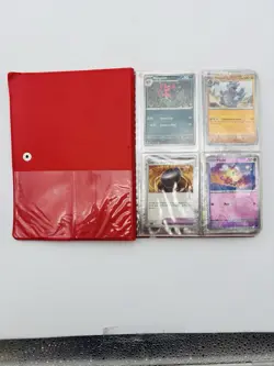 Lot of 32 Mixed Pokemon Topps Trading Cards & Regular Pokemon Cards With Binder - Image 1