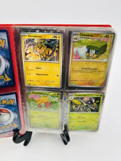 Lot of 32 Mixed Pokemon Topps Trading Cards & Regular Pokemon Cards With Binder - Image 4