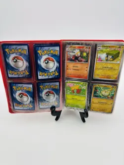 Lot of 32 Mixed Pokemon Topps Trading Cards & Regular Pokemon Cards With Binder - Image 5